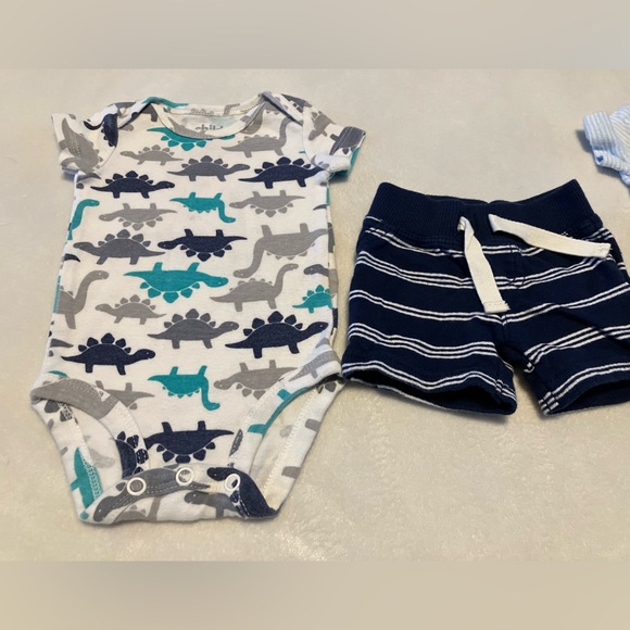 Carter's Blue and White Outfits-Dinosaur - Picture 2 of 7